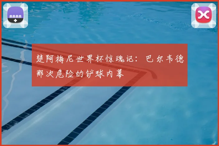 楚阿梅尼世界杯惊魂记：巴尔韦德那次危险的铲球内幕